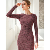 Stretched Silk Knitted Sexy Bodycon Dress - FashionByTeresa